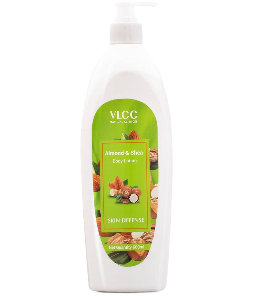 Vlcc Almond And Shea Body Lotion , 600Ml , Restores Dry Dull Skin