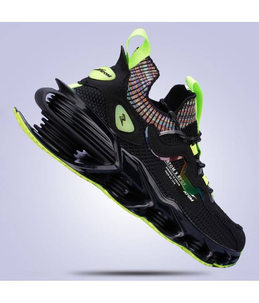 ATOM Spring Edge Alpha 1 Black Men's Lifestyle Shoes ATOM Spring Edge Alpha 1 Black Men's Lifestyle Shoes