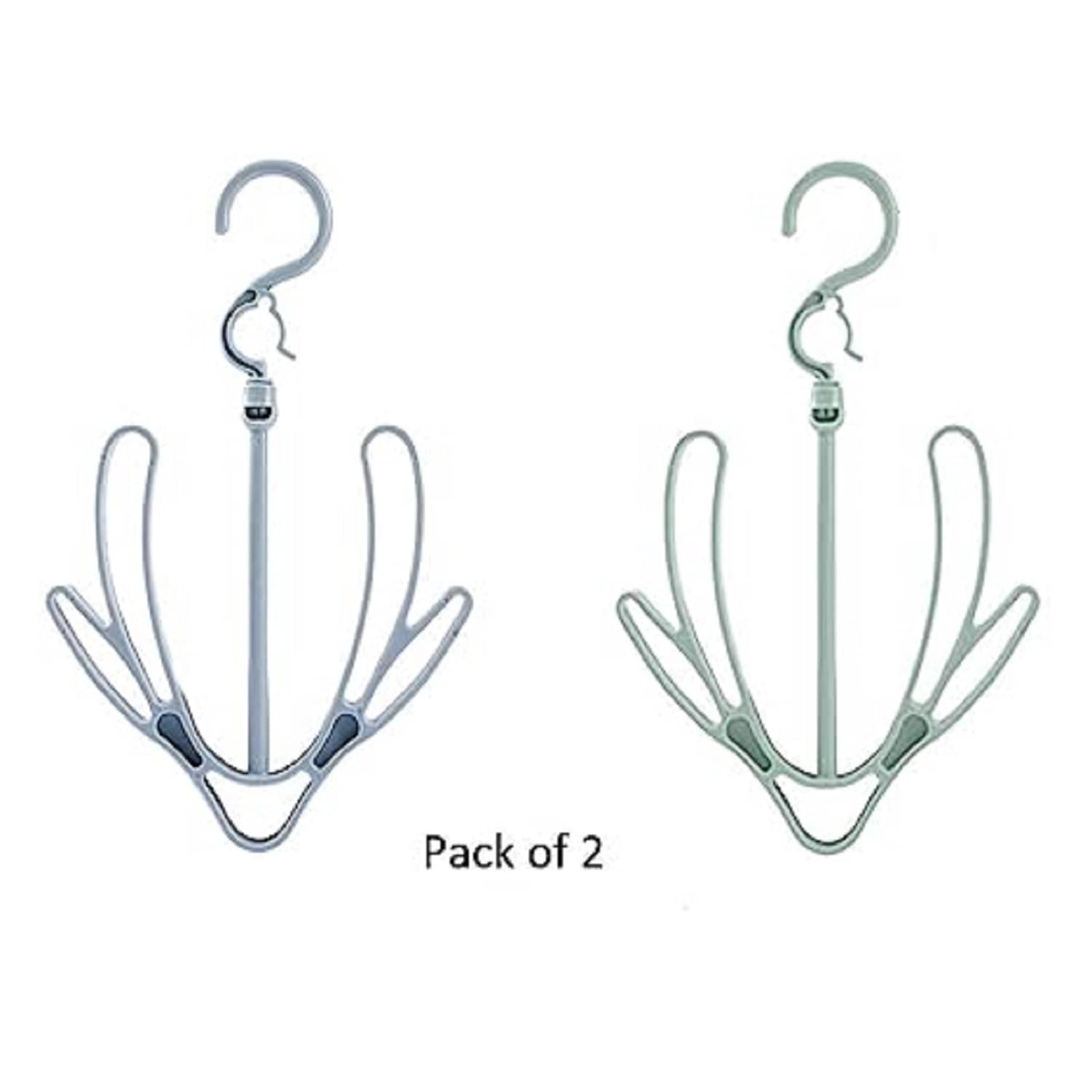     			360 Degree Swiveling Shoe Hanger for Organizing and Drying, Save Space and Shoe Shape, 2-Pack