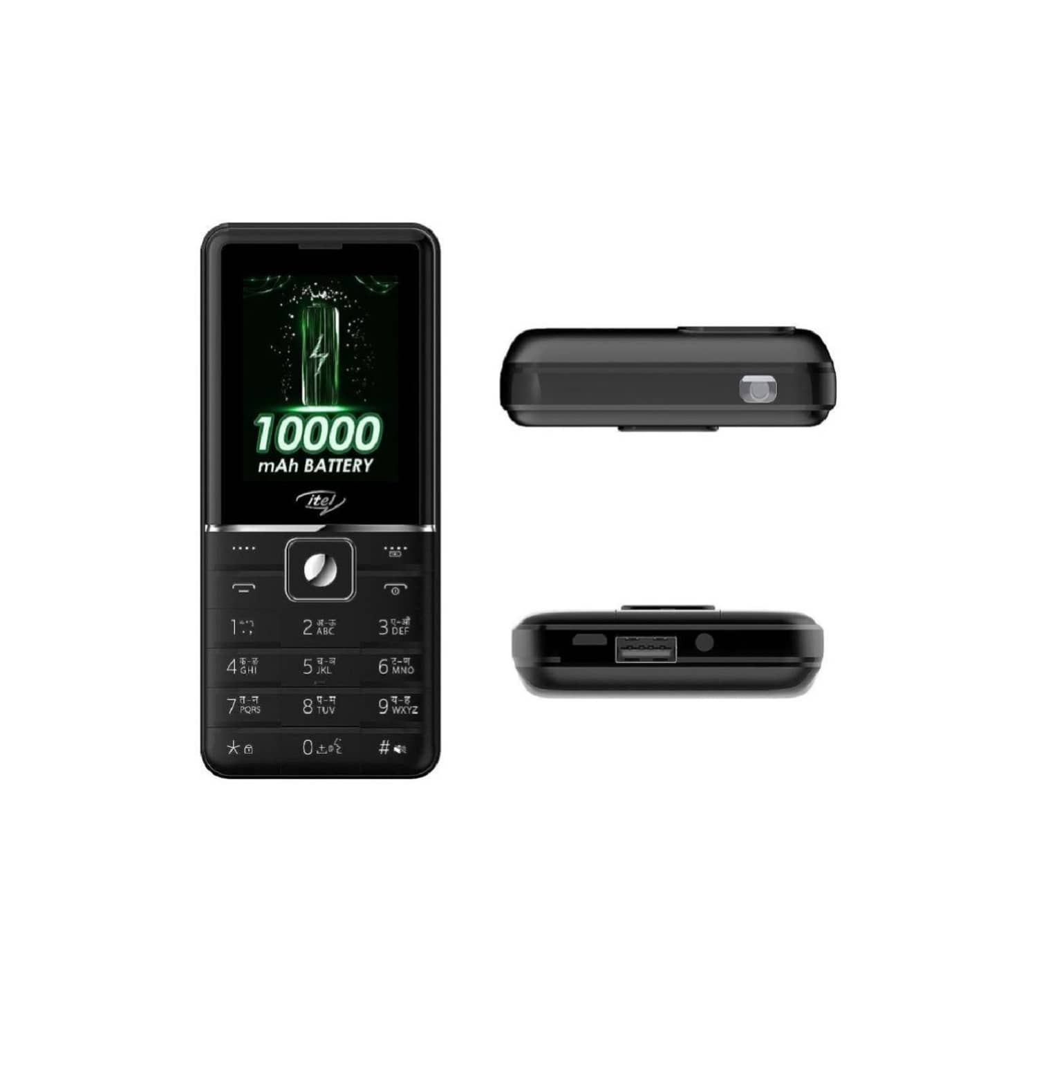 Itel Power Bank 10000 Mah Battery Mobile Phone Itel Power 900 Dual