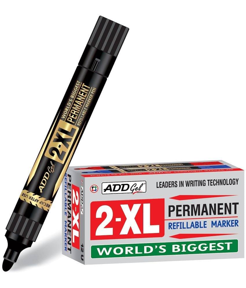     			Add Gel 2XL Black PERMANENT MARKER