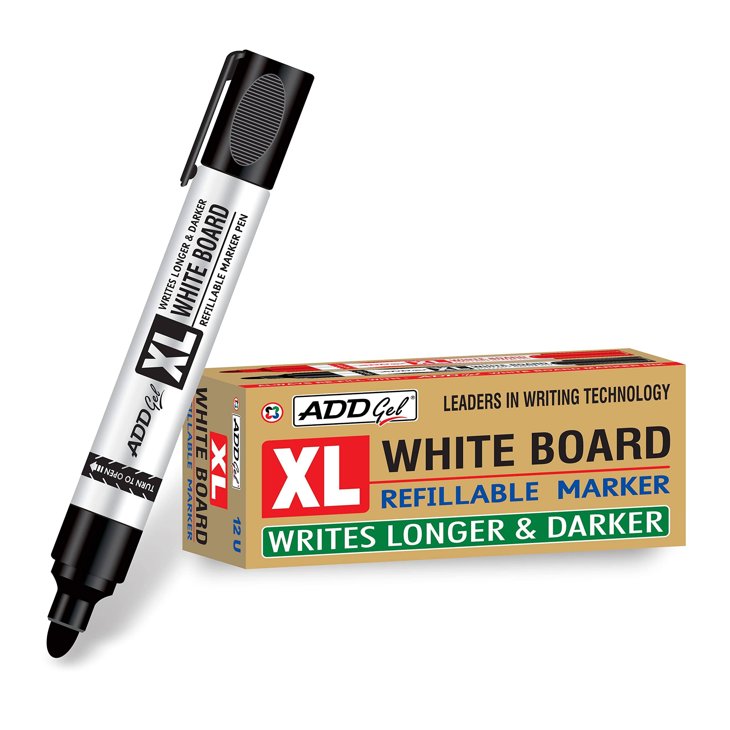    			Add Gel XL Black WHITE BOARD MARKER