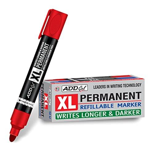     			Add Gel XL Red PERMANENT MARKER