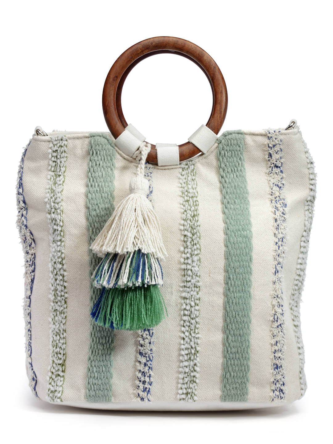     			Anekaant - Off White Cotton Handheld