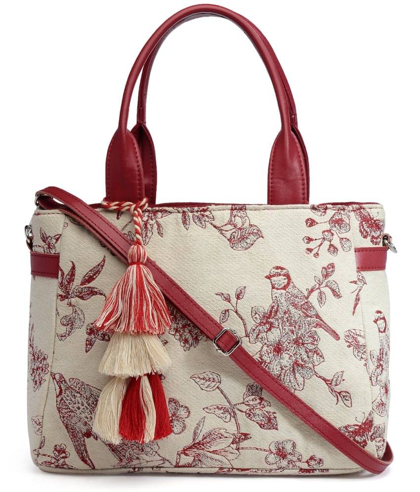     			Anekaant Shoulder Bag Cotton Set of 1 ( Off White )