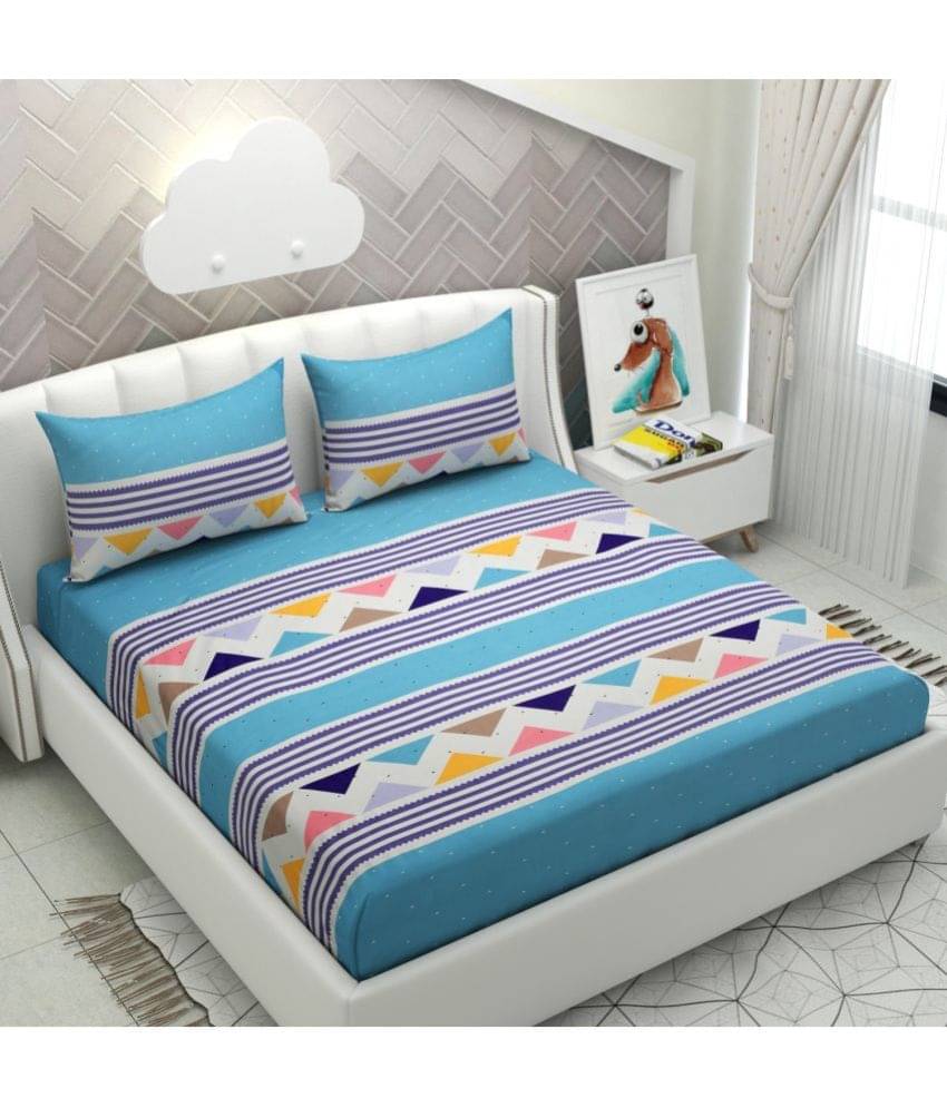 Apala Microfiber Double Bedsheet ( Sky Blue ) Apala Microfiber Double Bedsheet ( Sky Blue )