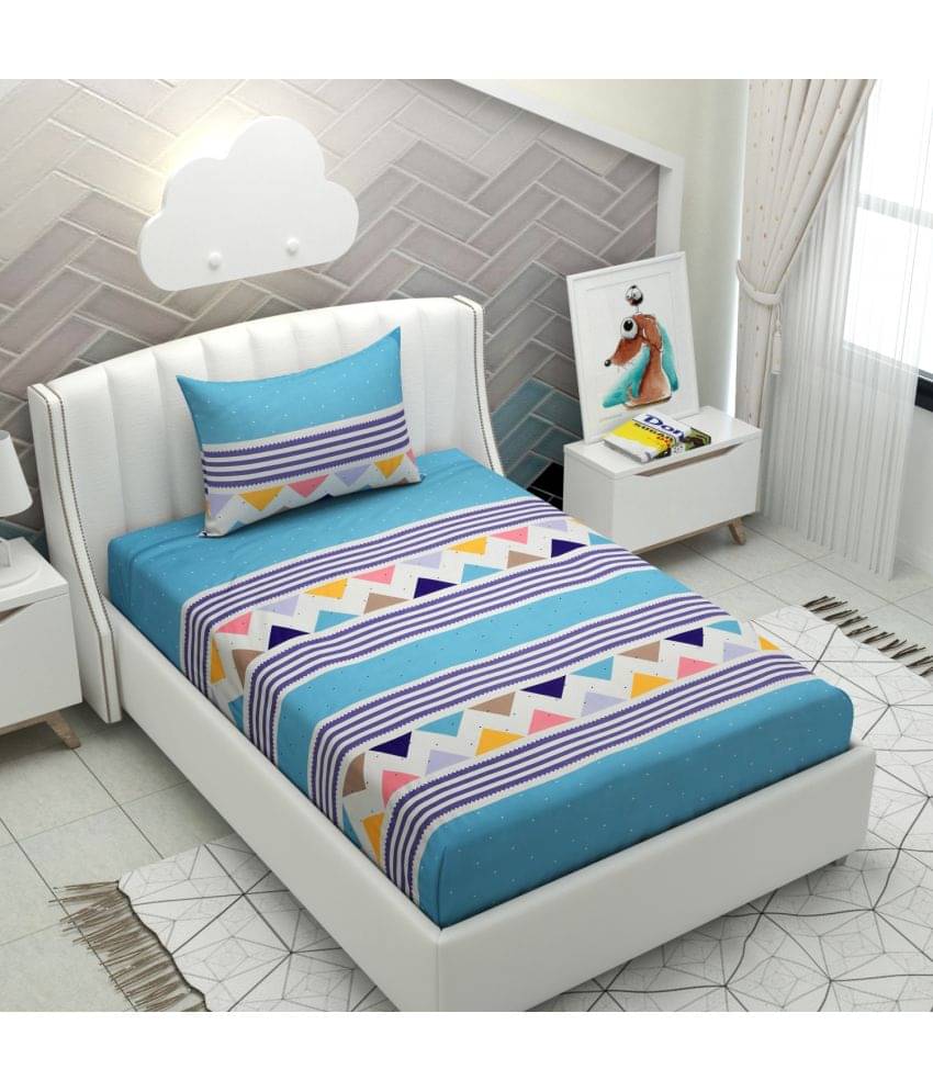     			Apala Microfiber Single Bedsheet ( Sky Blue )