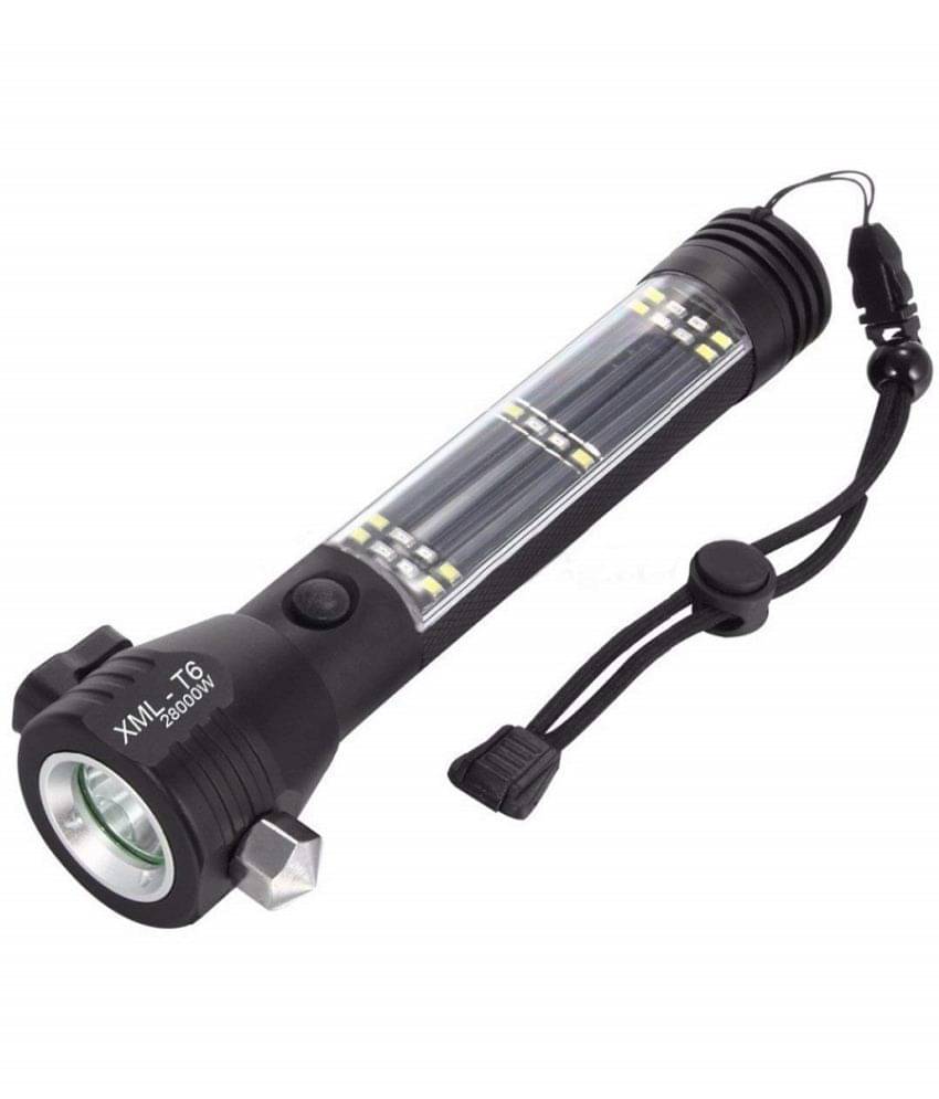     			Bhavyta - 30W Rechargeable Flashlight Torch ( Pack of 1 )