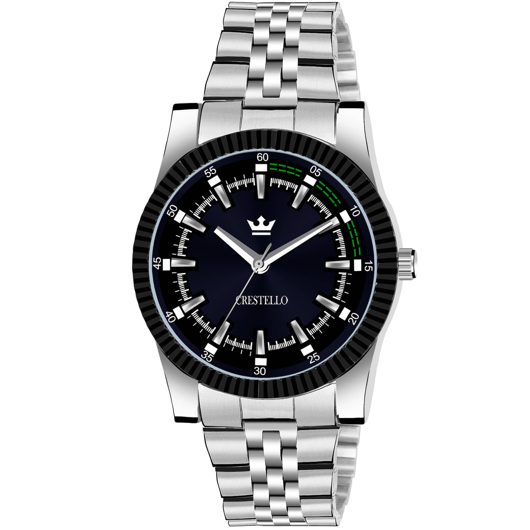 Crestello - Silver Metal Analog Men's Watch