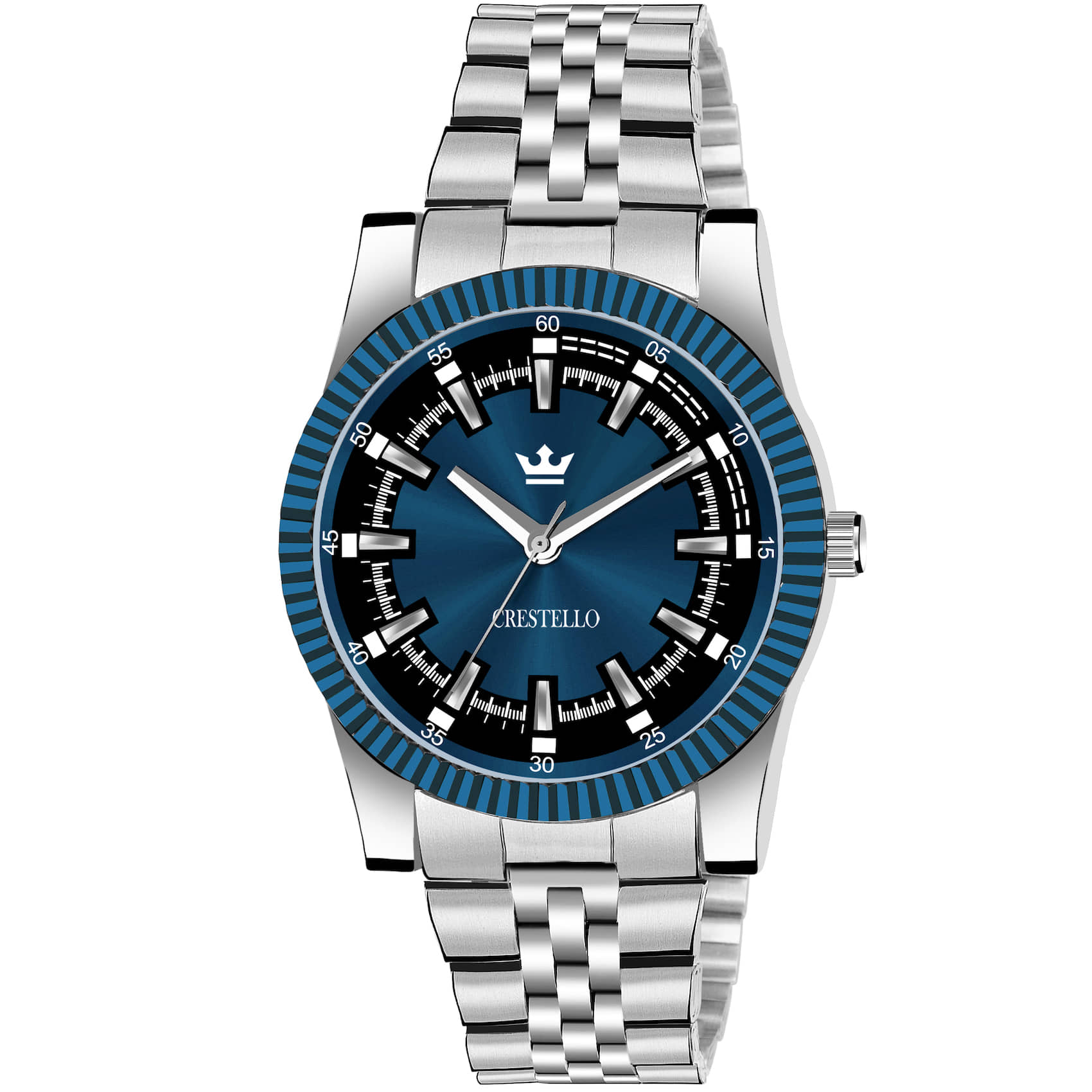 Crestello - Silver Metal Analog Men's Watch