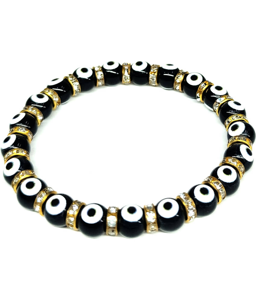 DAIVYA WELLNESS - Black Charm Bracelet ( Pack of 1 ) - Bangles & Bracelets | Buy online on ZillyBuy