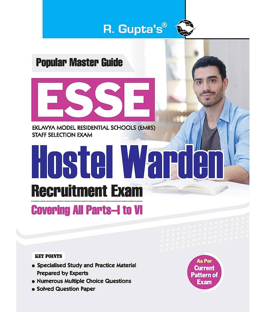 ESSE : EMRS - HOSTEL WARDEN Recruitment Exam Guide (Covering all Parts-I to VI)
