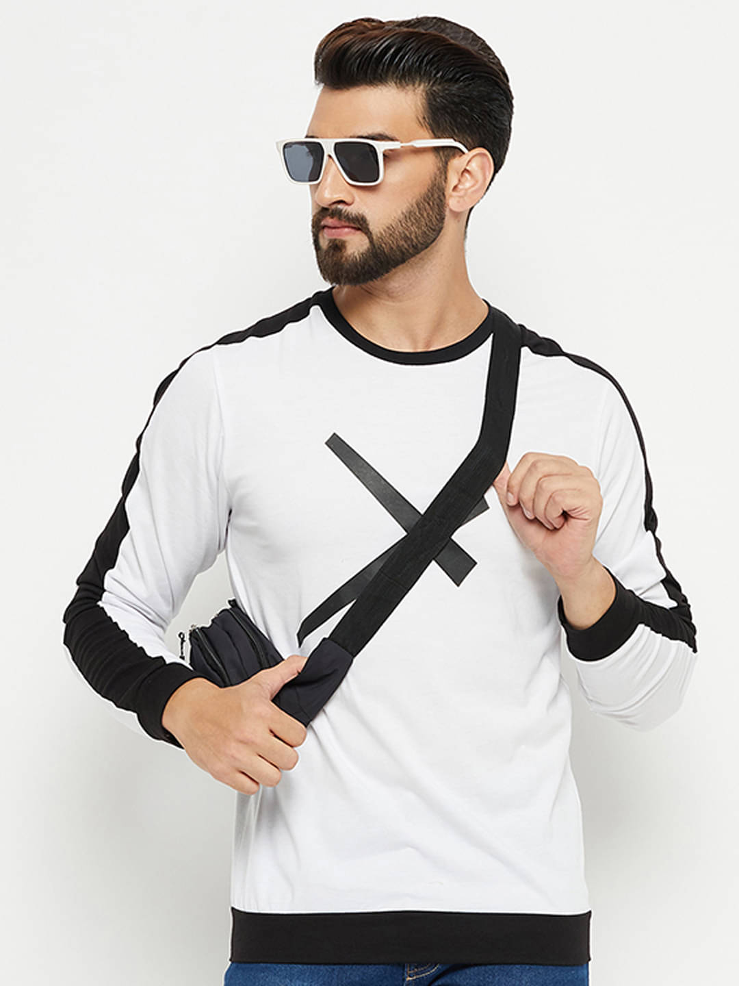 Emerald Pack of 1 Cotton Blend Regular Fit Men's T-Shirt ( White ) Emerald Pack of 1 Cotton Blend Regular Fit Men's T-Shirt ( White )