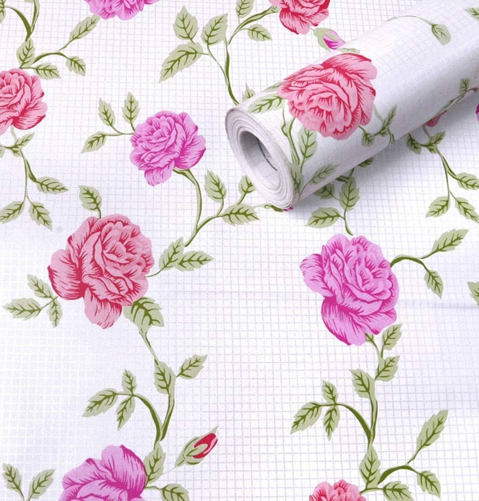 FLIP ZONE - Floral Wallpaper ( 45 x 300 ) cm ( Pack of 1 )
