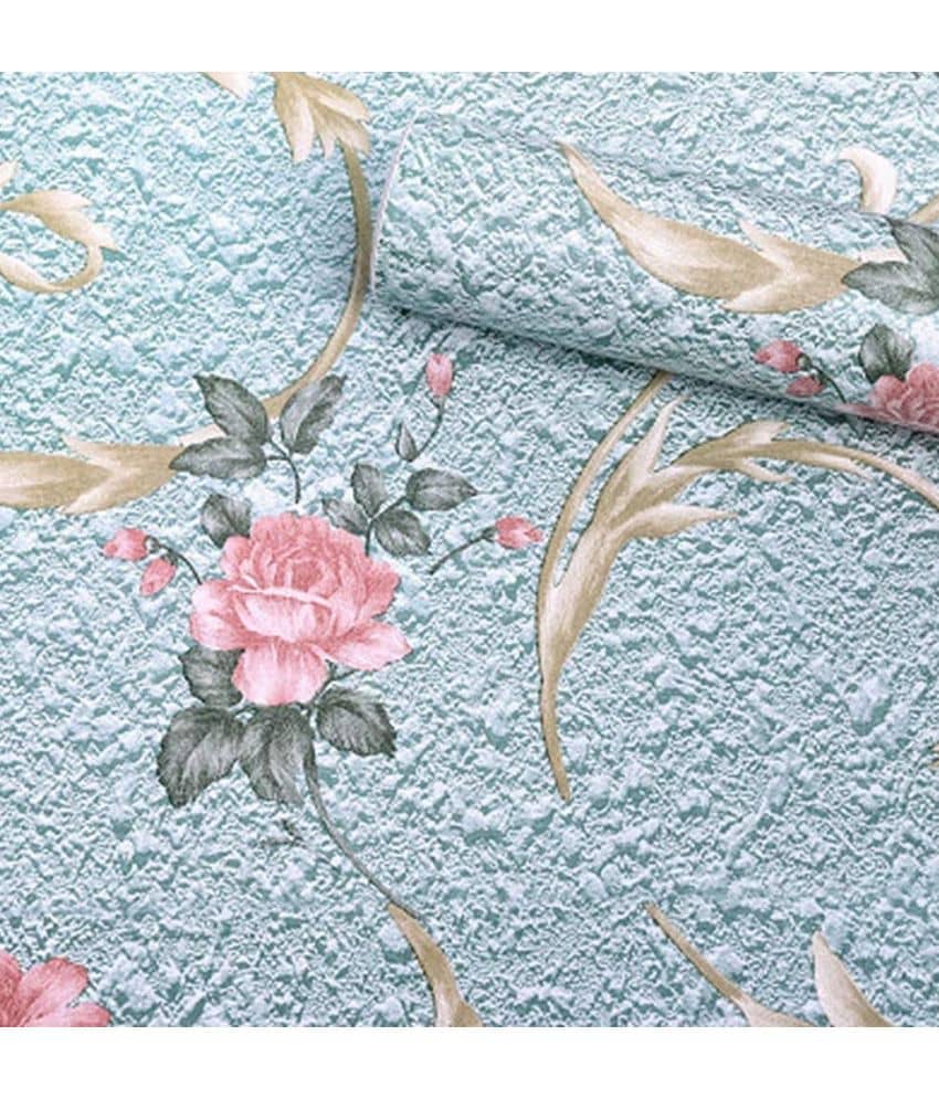 FLIP ZONE - Floral Wallpaper ( 45 x 300 ) cm ( Pack of 1 )