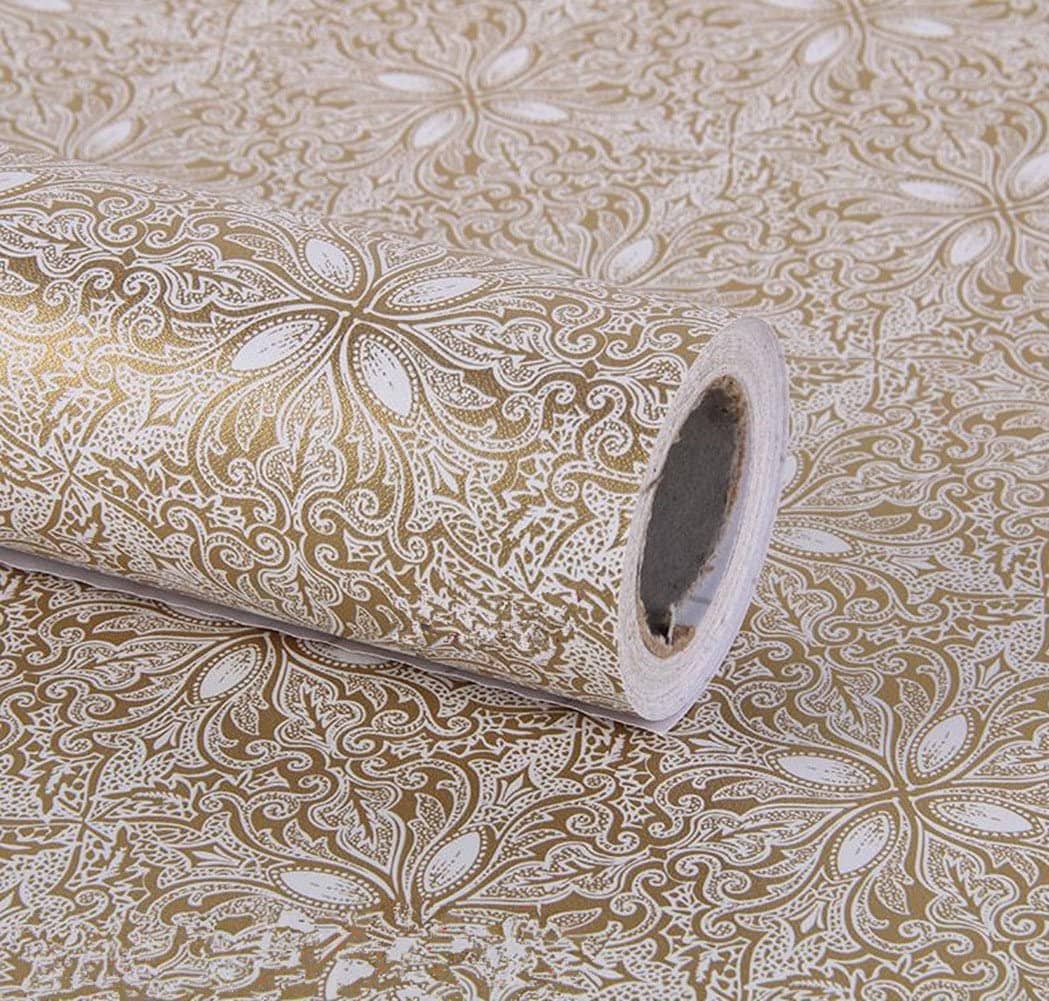 FLIP ZONE - Floral Wallpaper ( 45 x 300 ) cm ( Pack of 1 )