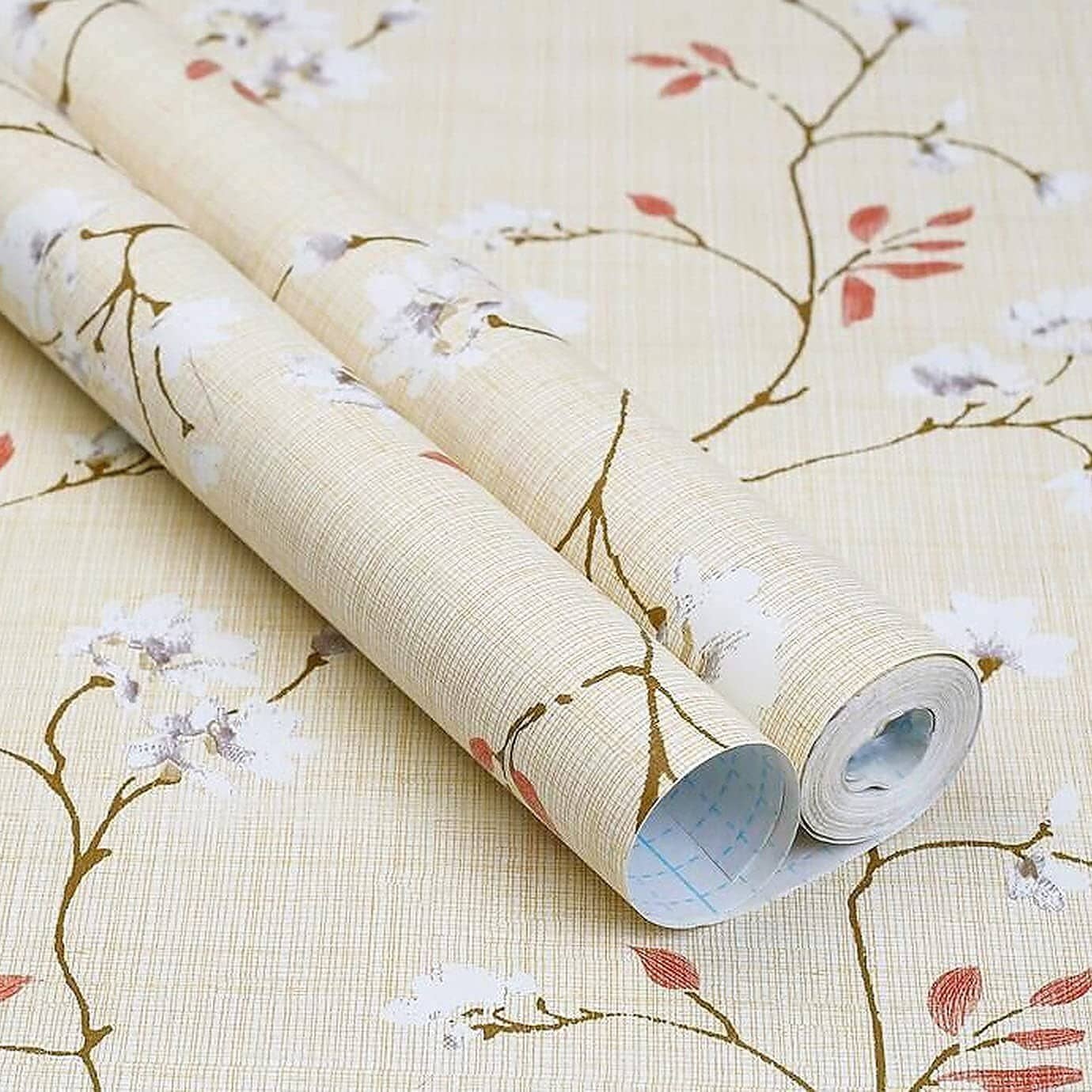 FLIP ZONE - Floral Wallpaper ( 45 x 300 ) cm ( Pack of 1 )