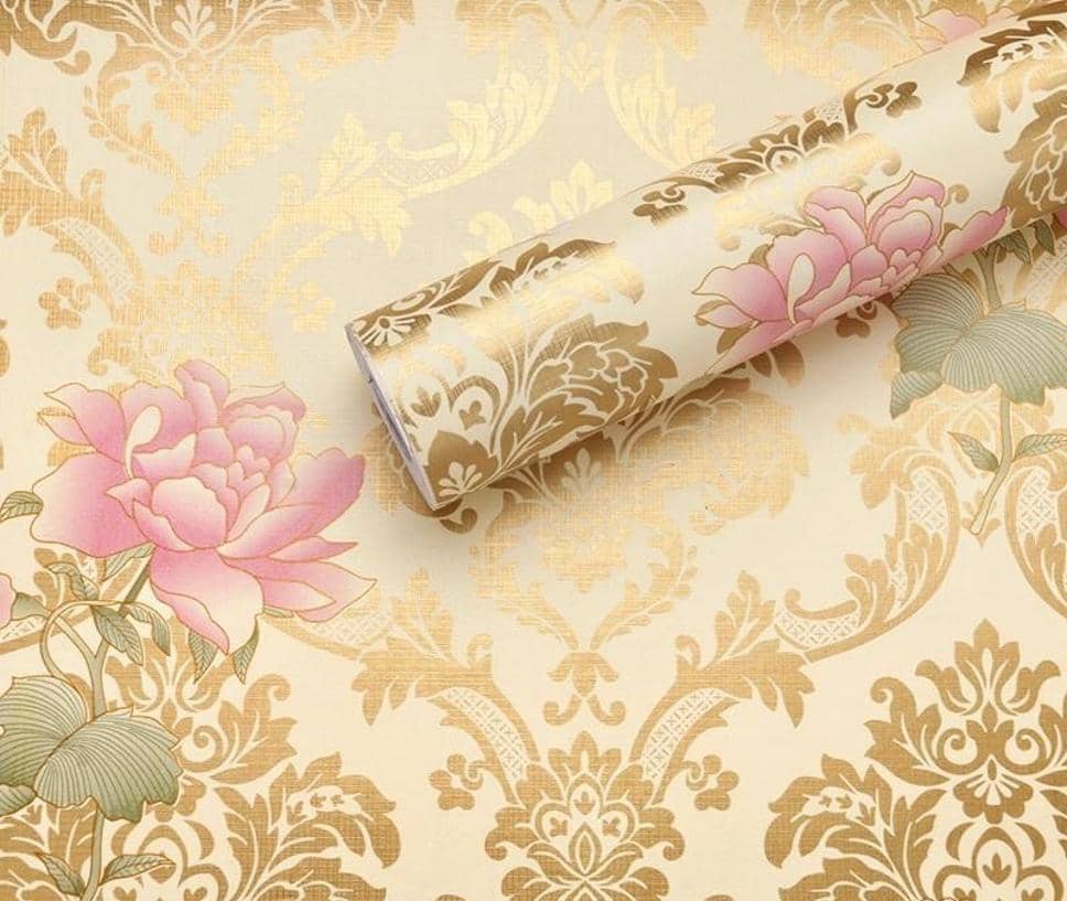 FLIP ZONE - Floral Wallpaper ( 45 x 300 ) cm ( Pack of 1 )