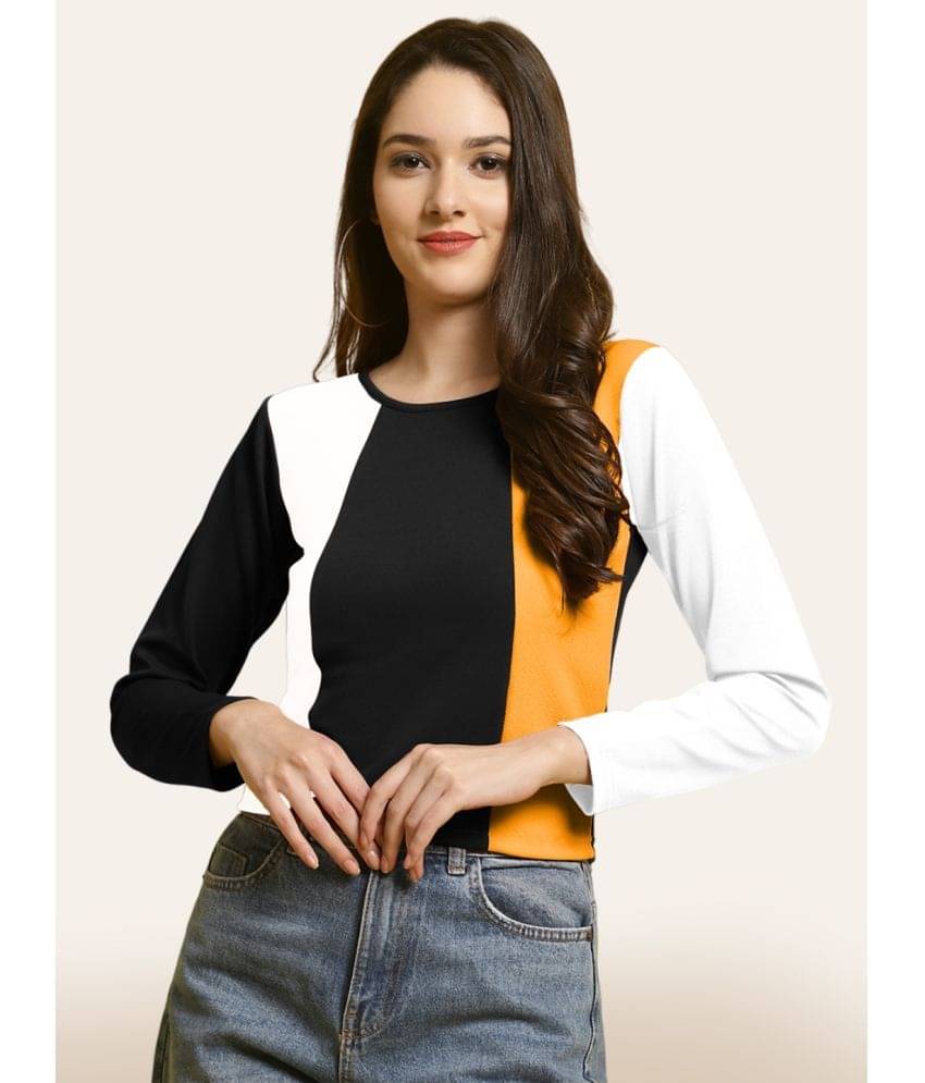Fabflee Women's Polyester Regular Top ( Multicolor ) Fabflee Women's Polyester Regular Top ( Multicolor )