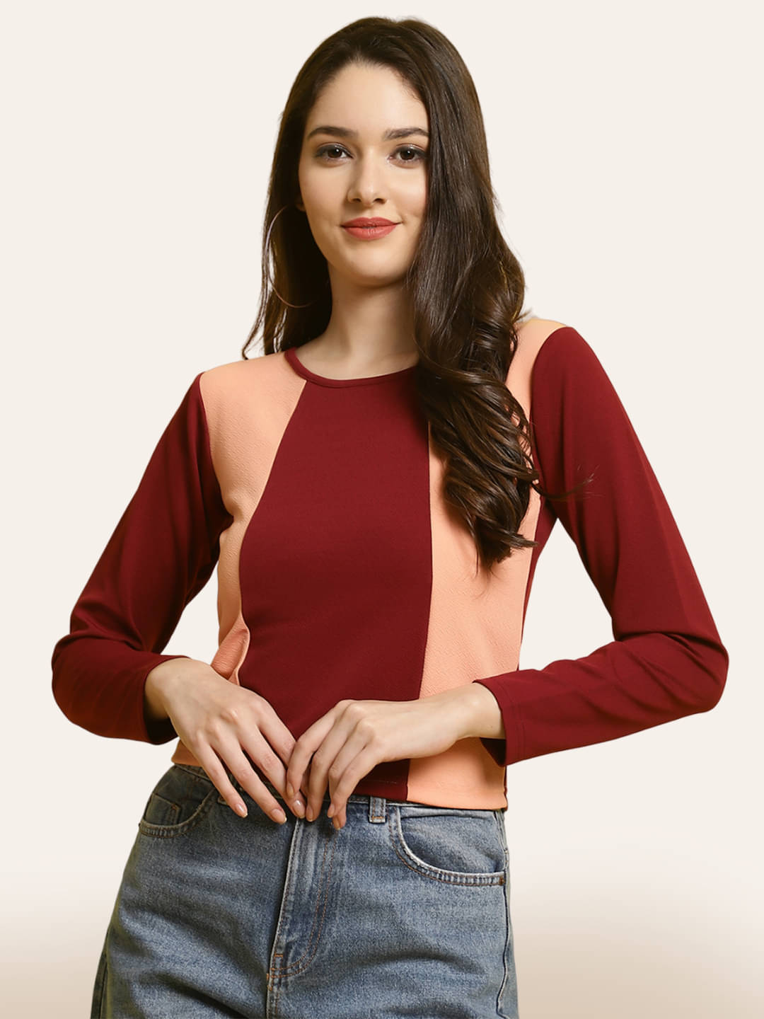 Fabflee Women's Polyester Regular Top ( Multicolor ) Fabflee Women's Polyester Regular Top ( Multicolor )