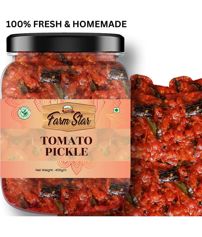 Farm Star Tasty & Spicy- Fruit & Vegetable Pickle 2.4 kg Pack of 5