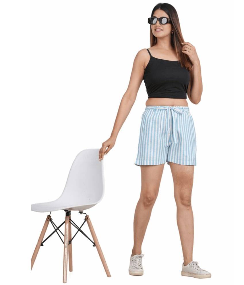     			GMI Cotton Hot Pants - Blue Single