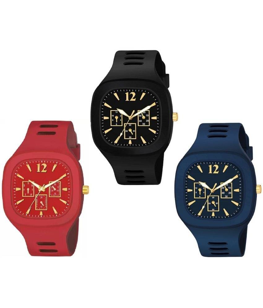     			Hala - Multicolor Silicon Analog Men's Watch