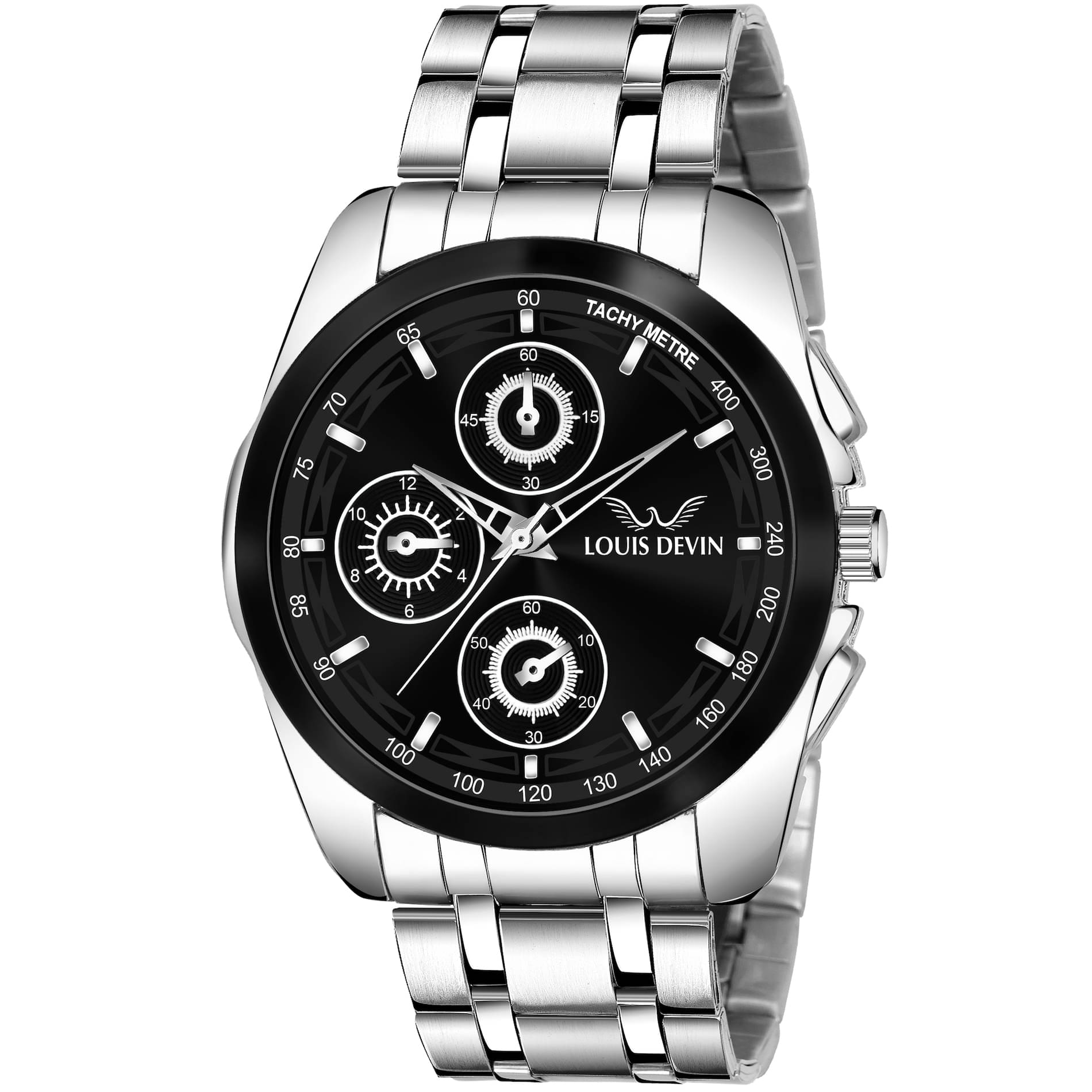     			LOUIS DEVIN - Silver Metal Analog Men's Watch