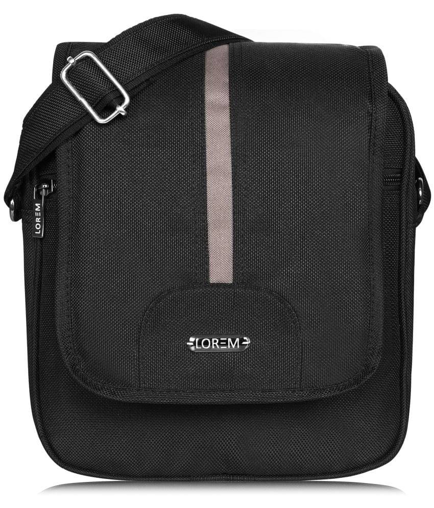    			Lorem Black Messenger Bag