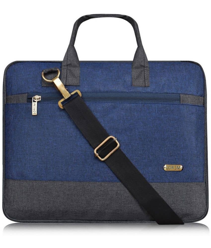 Lorem - Blue Colorblocked Messenger Bag - Handbags | Buy online on ZillyBuy
