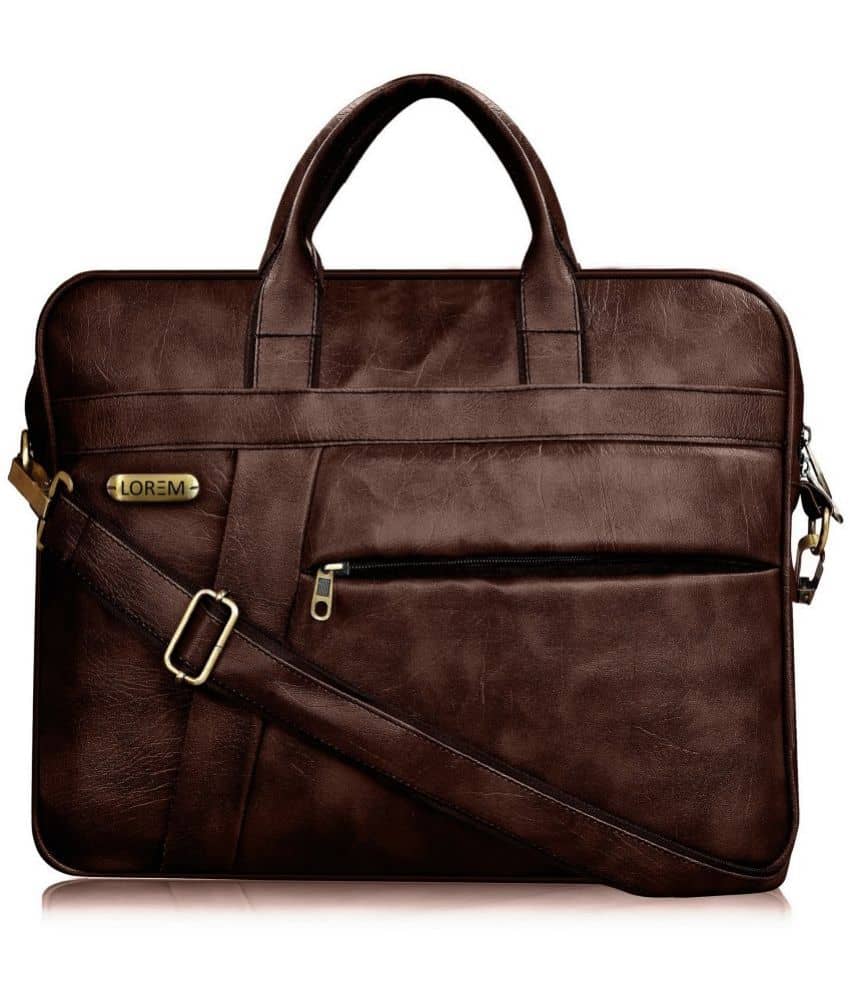Lorem - Brown Textured Messenger Bag - Handbags | Buy online on ZillyBuy