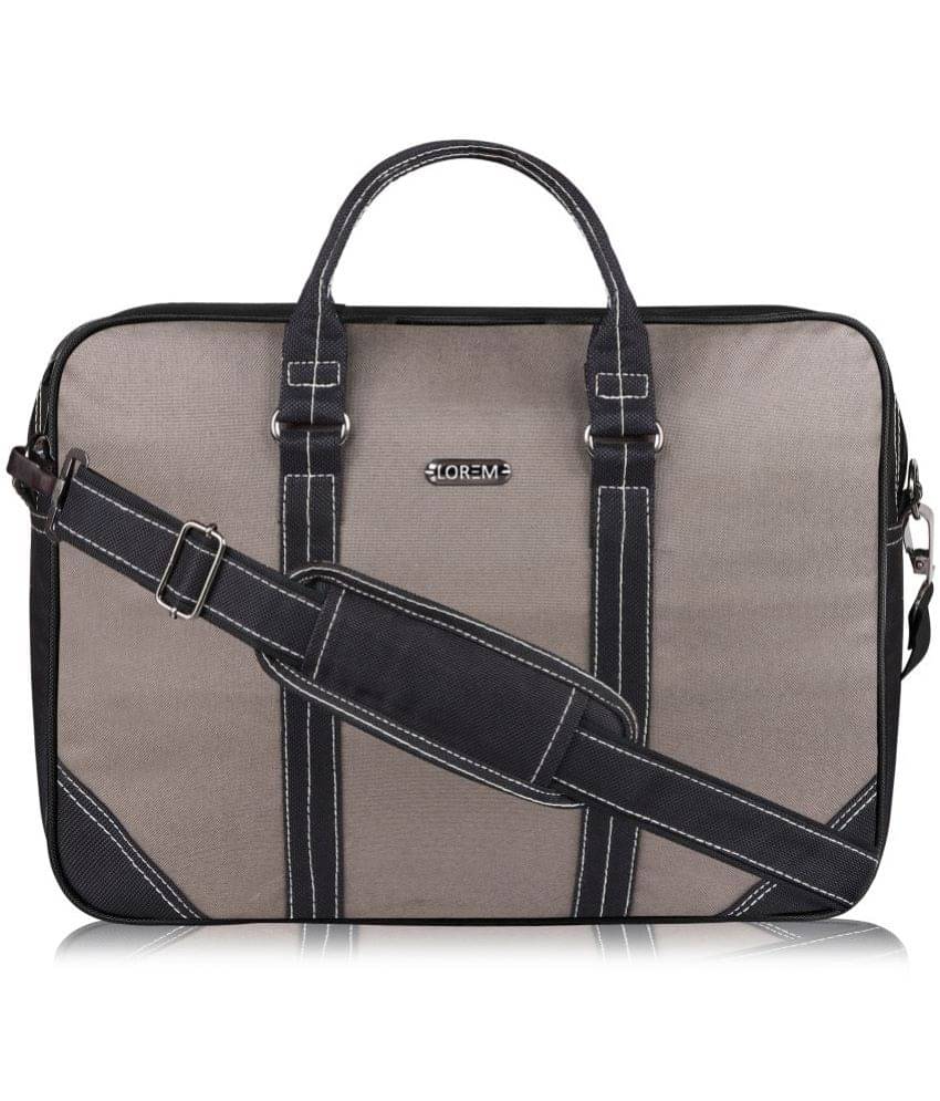     			Lorem - Dark Grey Colorblocked Messenger Bag