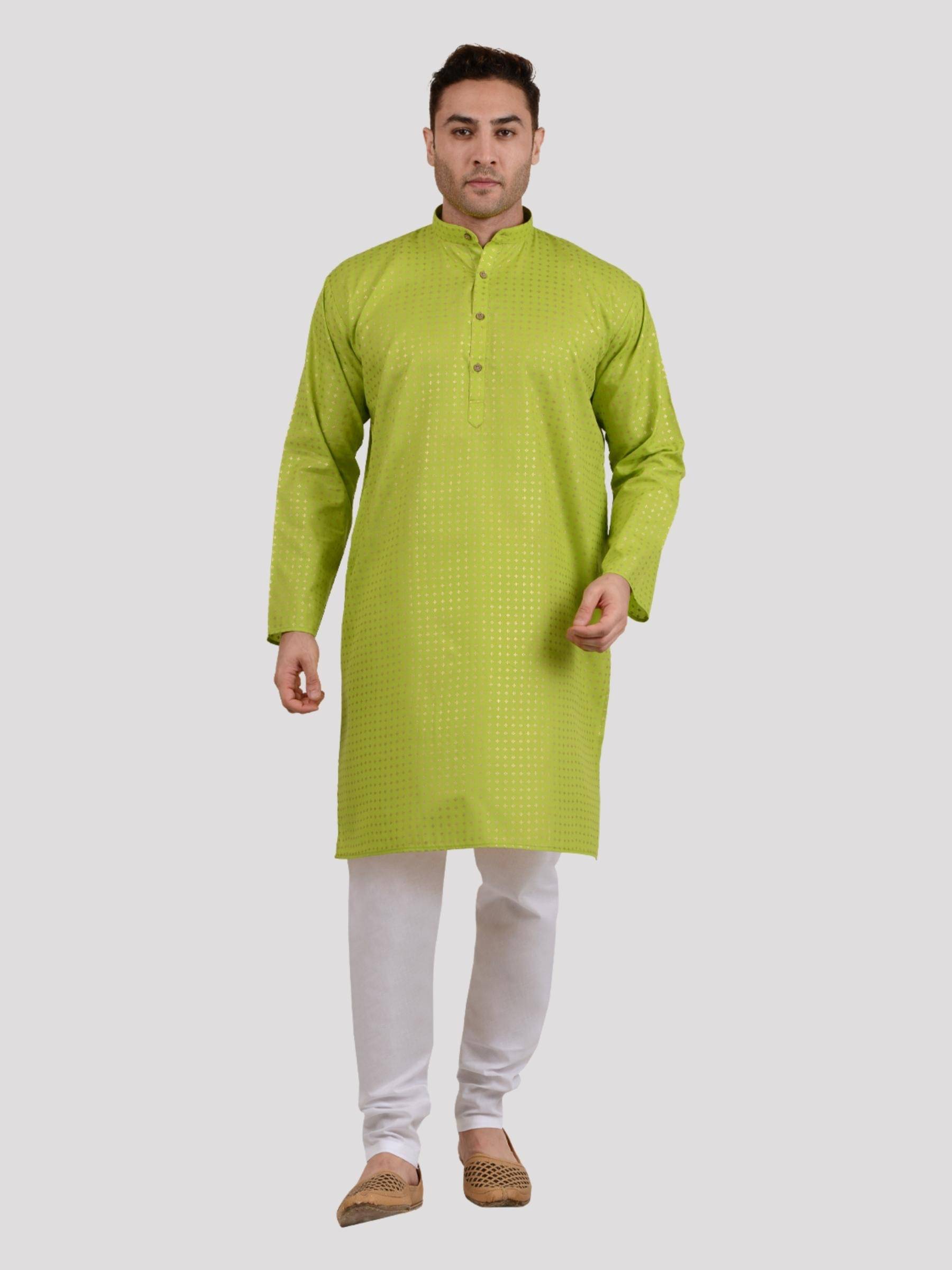 Maharaja - Green Viscose Regular Fit Men's Kurta Pyjama Set ( Pack of 1 ) Maharaja - Green Viscose Regular Fit Men's Kurta Pyjama Set ( Pack of 1 )