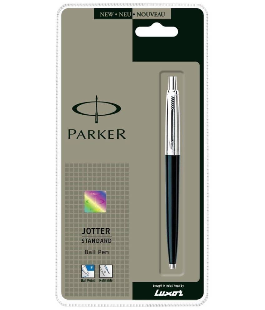 Parker Jotter Standard CT Ball Pen (Black), Pack Of 6