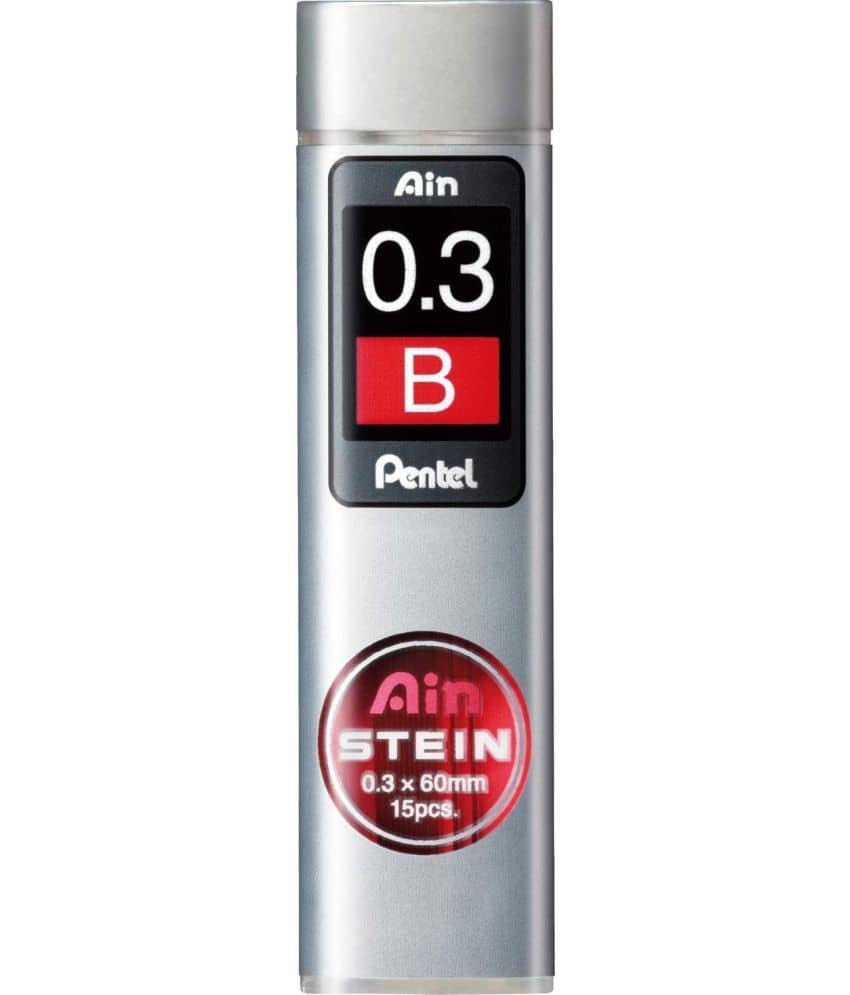 Pentel Mechanical Pencil Lead, Ain Stein, 0.3mm, B (C273-B)