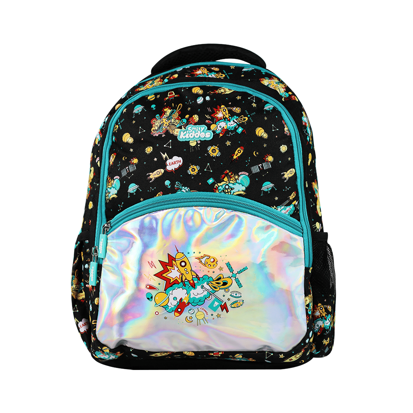 Smily  kiddos 10 Ltrs Black Polyester College Bag