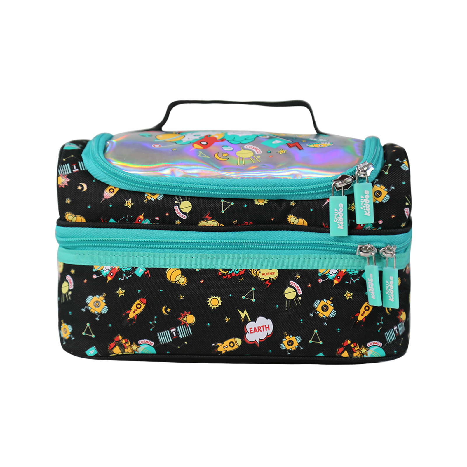     			Smily  kiddos 5 Ltrs Black Polyester College Bag