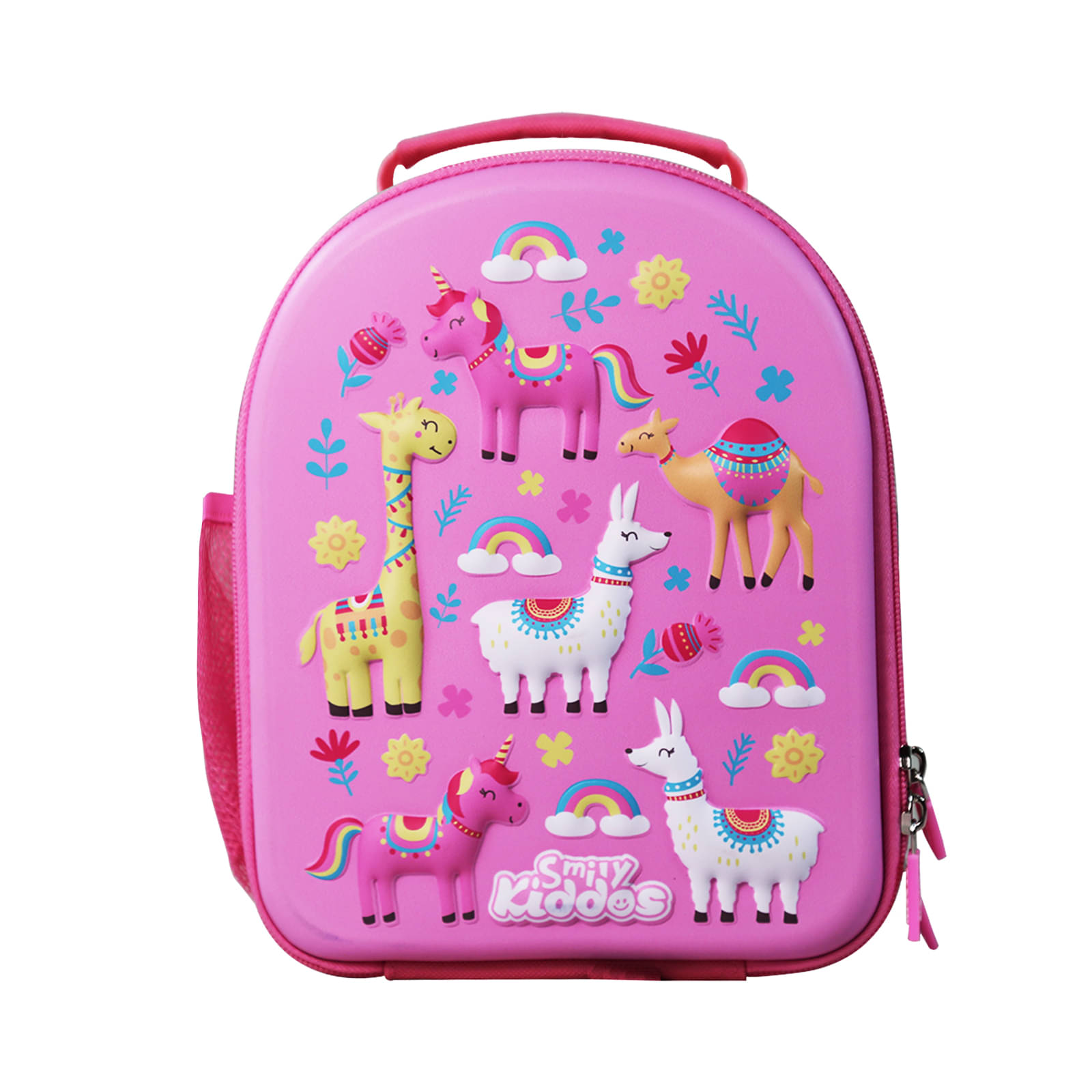     			Smily  kiddos 5 Ltrs Pink Polyester College Bag