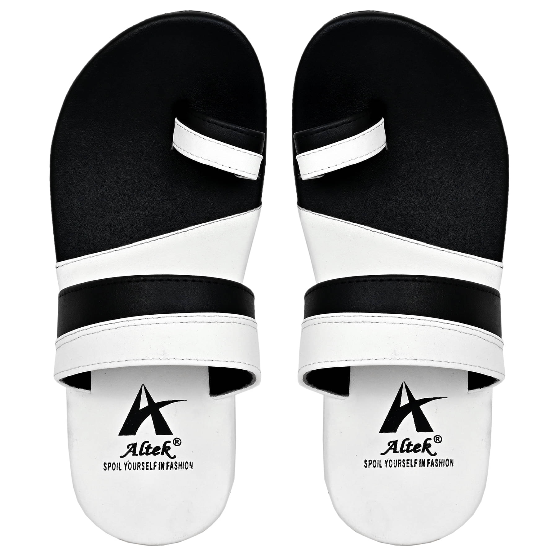     			Altek - Black Men's Thong Flip Flop