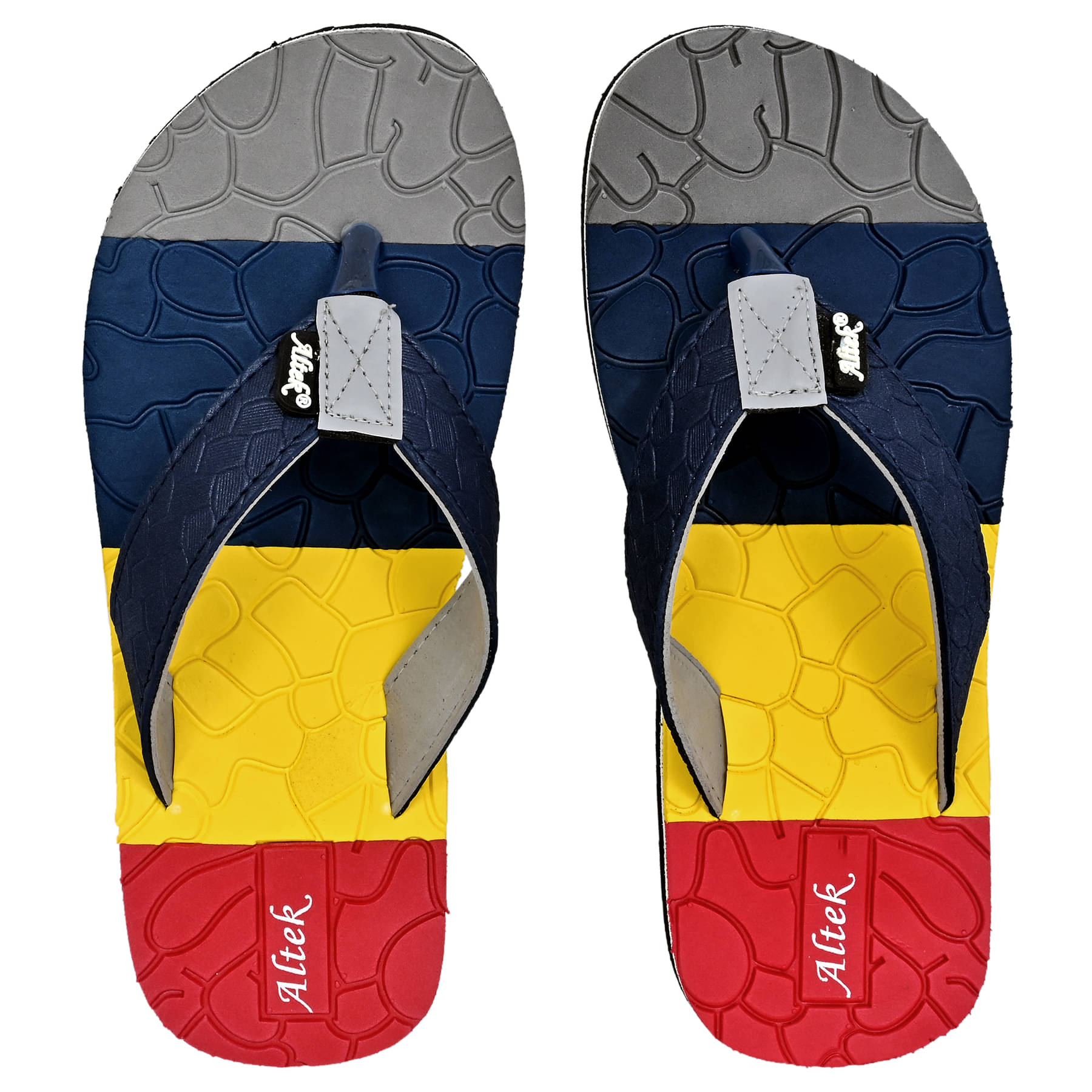     			Altek - Grey Men's Thong Flip Flop