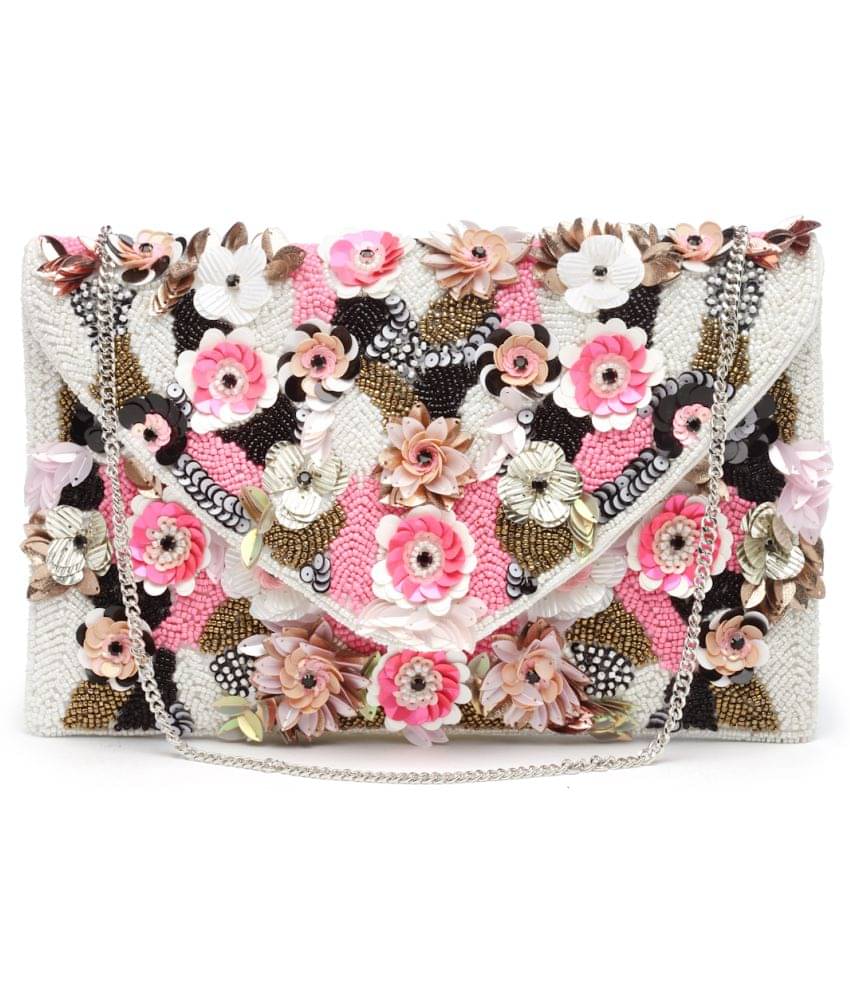     			Anekaant Sling Bag Canvas Set of 1 ( White )