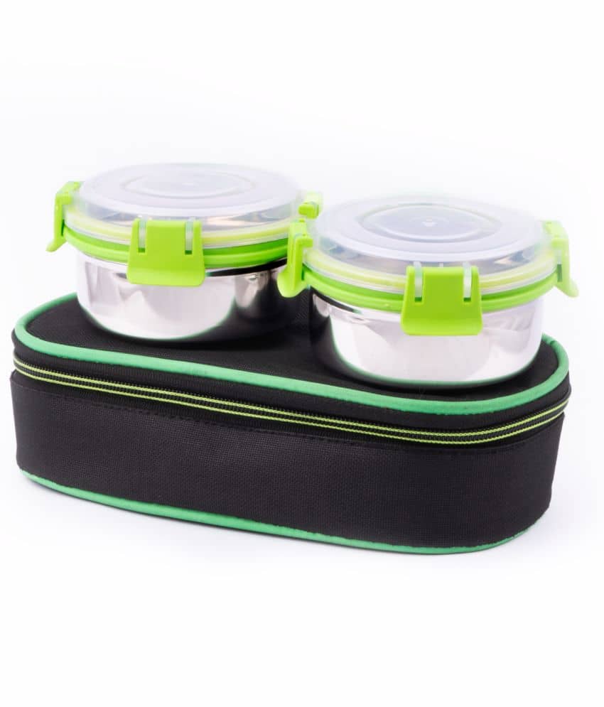 BOWLMAN - Stainless Steel Lunch Box 2 - Container ( Pack of 1 )
