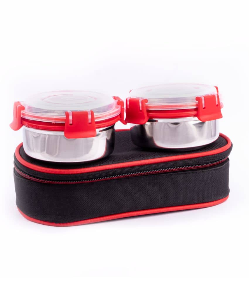 BOWLMAN - Stainless Steel Lunch Box 2 - Container ( Pack of 1 )