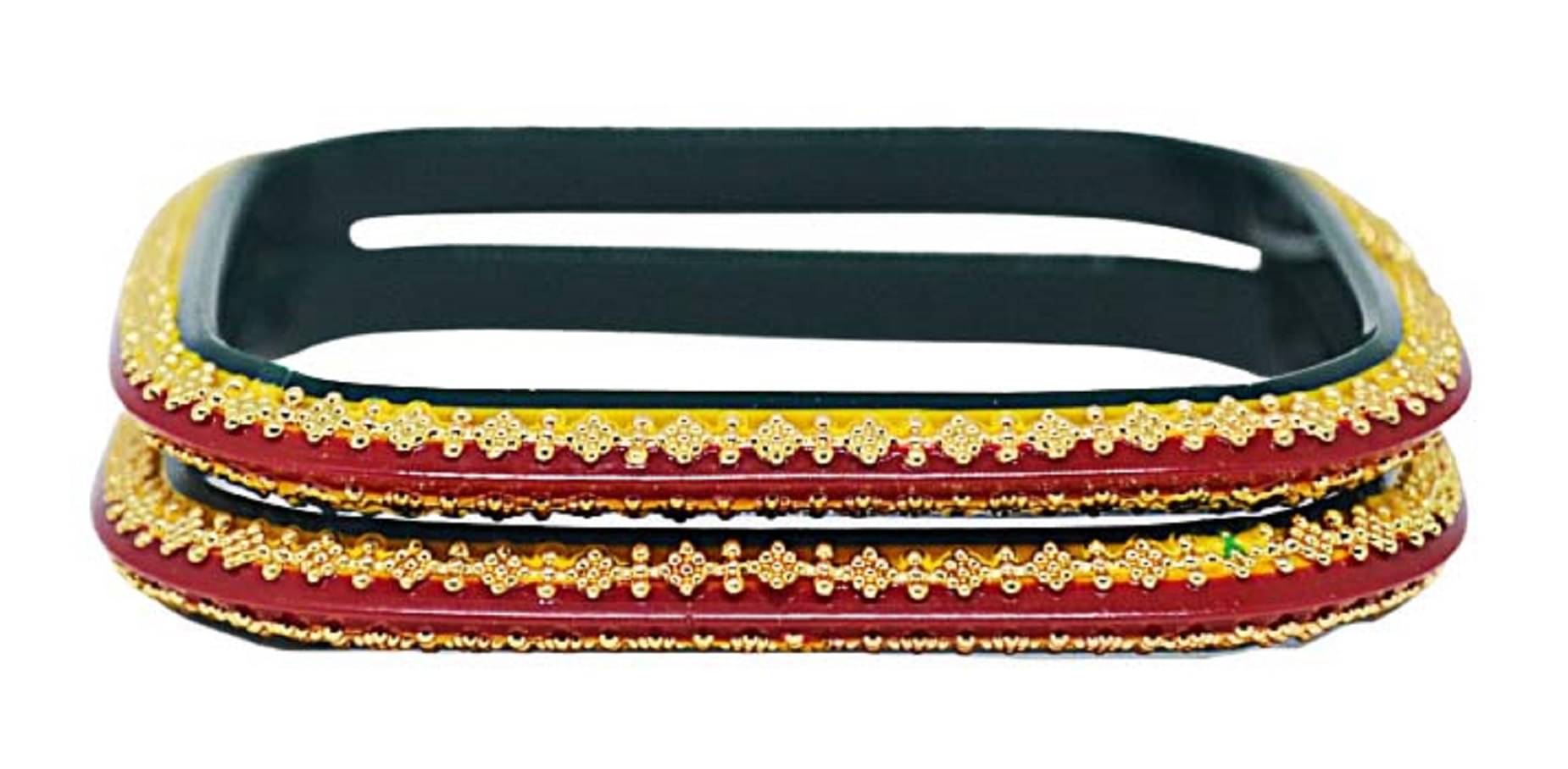     			Bovzen - Multicolor Bangle ( Pack of 2 )