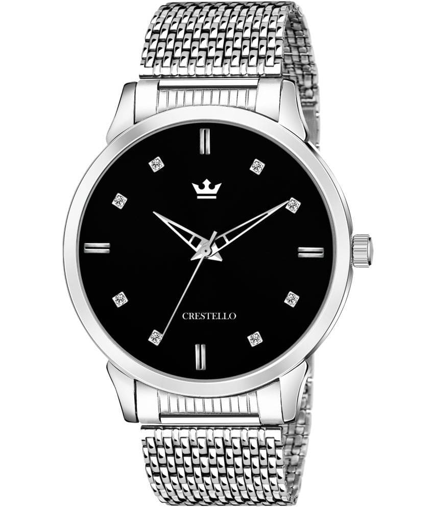     			Crestello - Silver Metal Analog Men's Watch