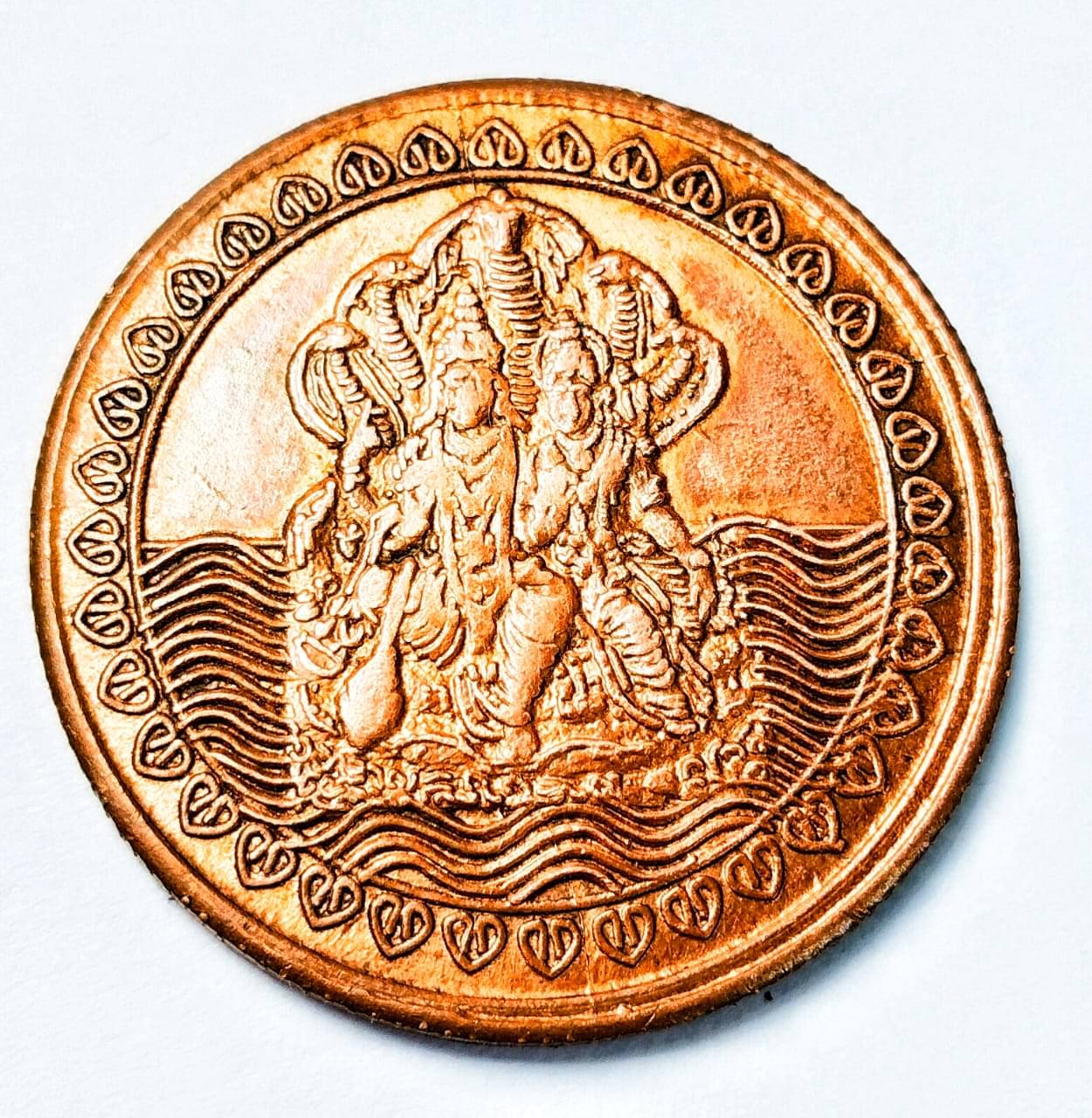 East India Company - bhagwan Blessings of Vishnu Laxshmi Coin 1 Antique Figurines East India Company - bhagwan Blessings of Vishnu Laxshmi Coin 1 Antique Figurines