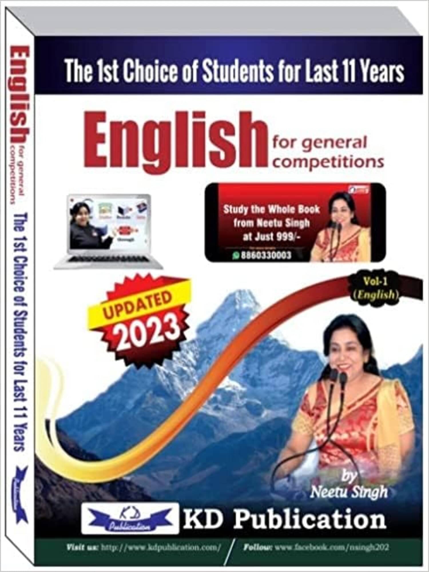 English For General Competitions- (ENG) (Vol-1) (2023) BY NEETU SINGH     			English For General Competitions- (ENG) (Vol-1) (2023) BY NEETU SINGH