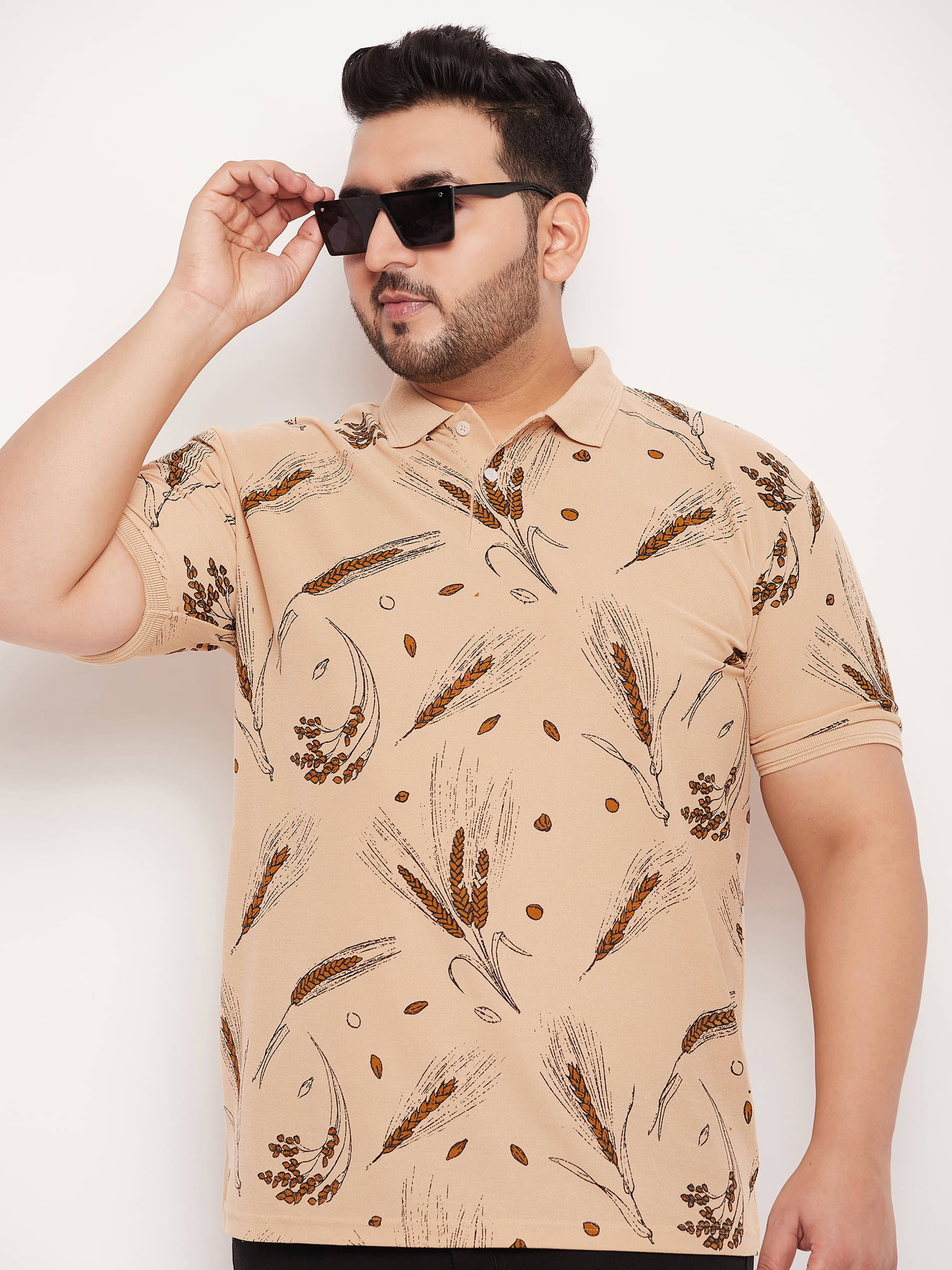     			GET GOLF - Beige Cotton Blend Regular Fit Men's Polo T Shirt ( Pack of 1 )