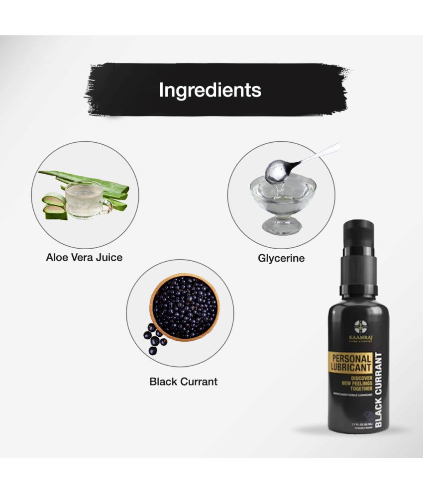 Kaamraj Black Currant Intimate Lube- 50 ML