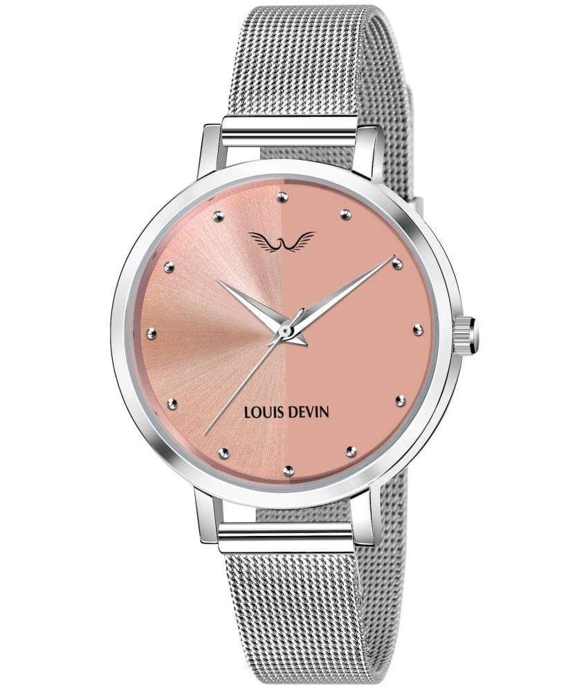     			LOUIS DEVIN - Silver Metal Analog Womens Watch